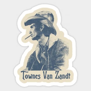 Townes Van Zandt Sticker